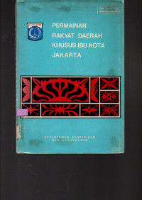 Image of PERMAINAN RAKYAT DAERAH KHUSUS IBU KOTA JAKARTA