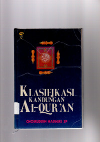 Image of KLASIFIKASI KANDUNGAN AL-QUR'AN