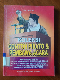 Image of KOLEKSI CONTOH PIDATO & PEMBAWA ACARA